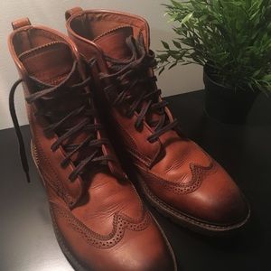 Frye Wingtip Boots